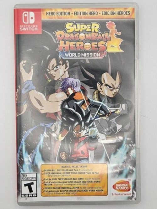 Super DRAGON BALL Heroes: World Mission - Nintendo Switch HERO edition W/ Cards