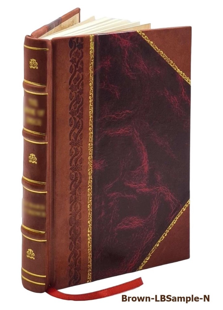 Principles of physiological psychology Volume 1 1904 by Wundt, W [Leather Bound]