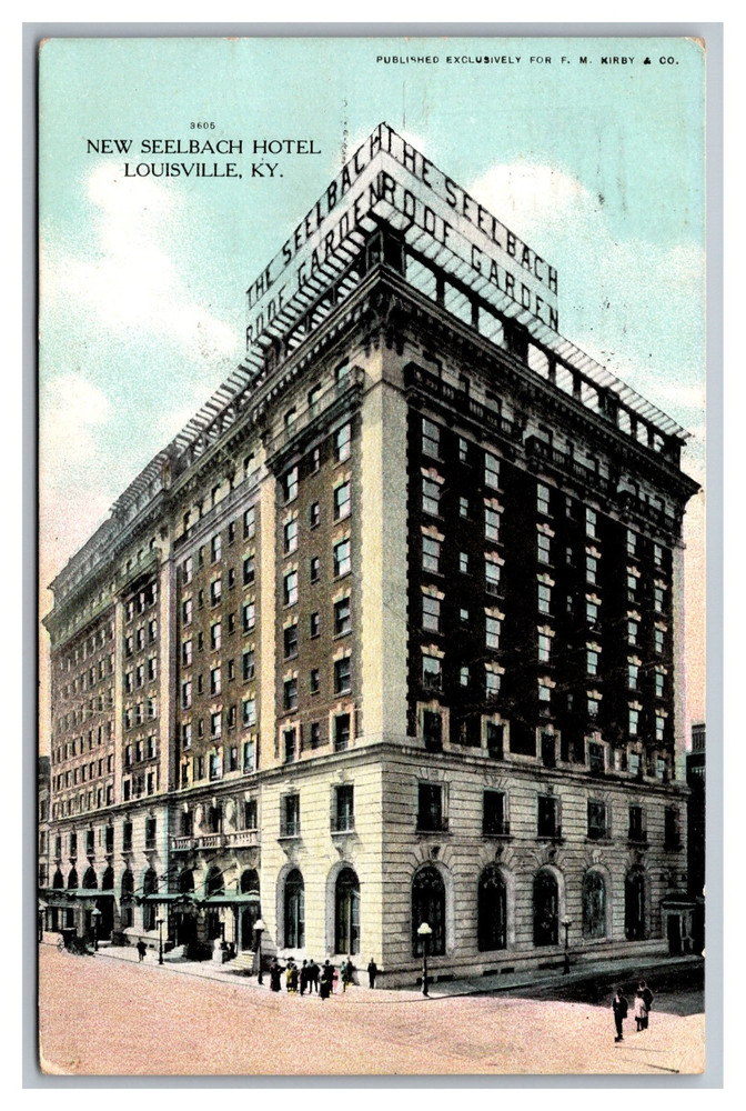 Louisville Kentucky KY New Seelbach Hotel Posted 1908 Divided Back Postcard