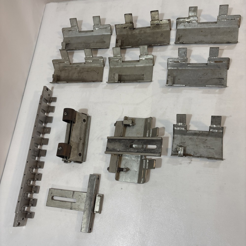 Scrap Steel Parts Of An Industrial Machine - 20 Pounds - 12 Pcs