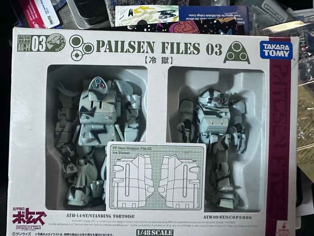 Takari Tony Pailsen Files 03 Votoms 1/48 Scale Two Figure Set USED From Japan