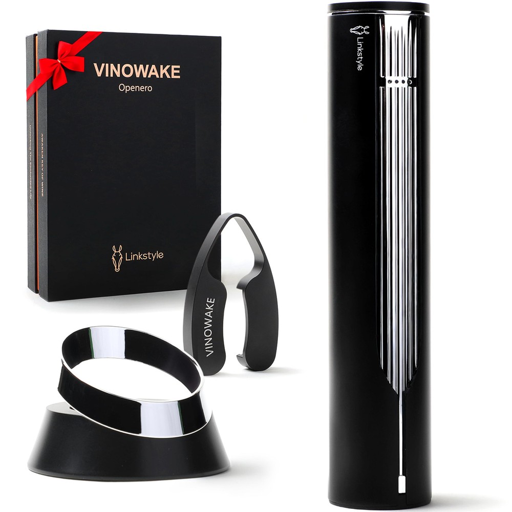 OPENERO Electric Wine Opener – Premium Automatic Wine Corkscrew with Rechargeable Battery, Effortless Wine Bottle Opener for Easy Uncorking, Stylish and Luxurious Design for Wine Enthusiasts and Hosts