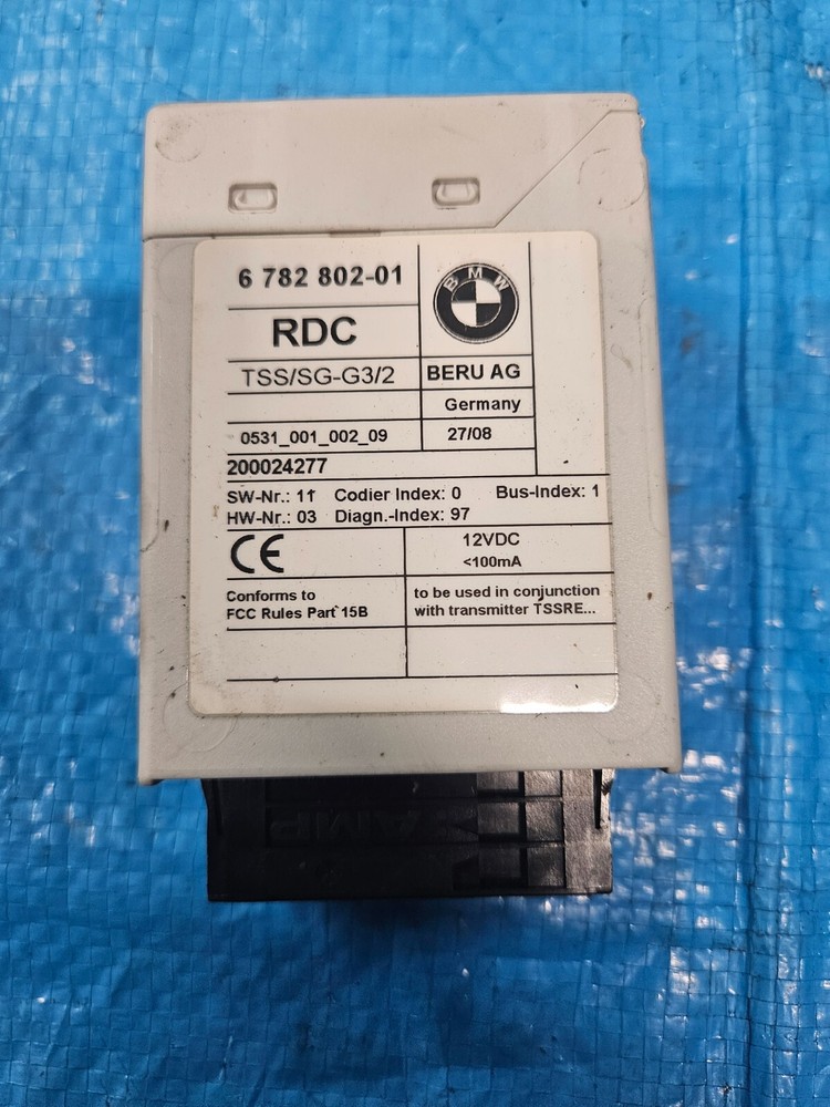 2004-2010 BMW X3 TIRE PRESSURE SENSOR MONITORING SYSTEM CONTROL MODULE UNIT- OEM