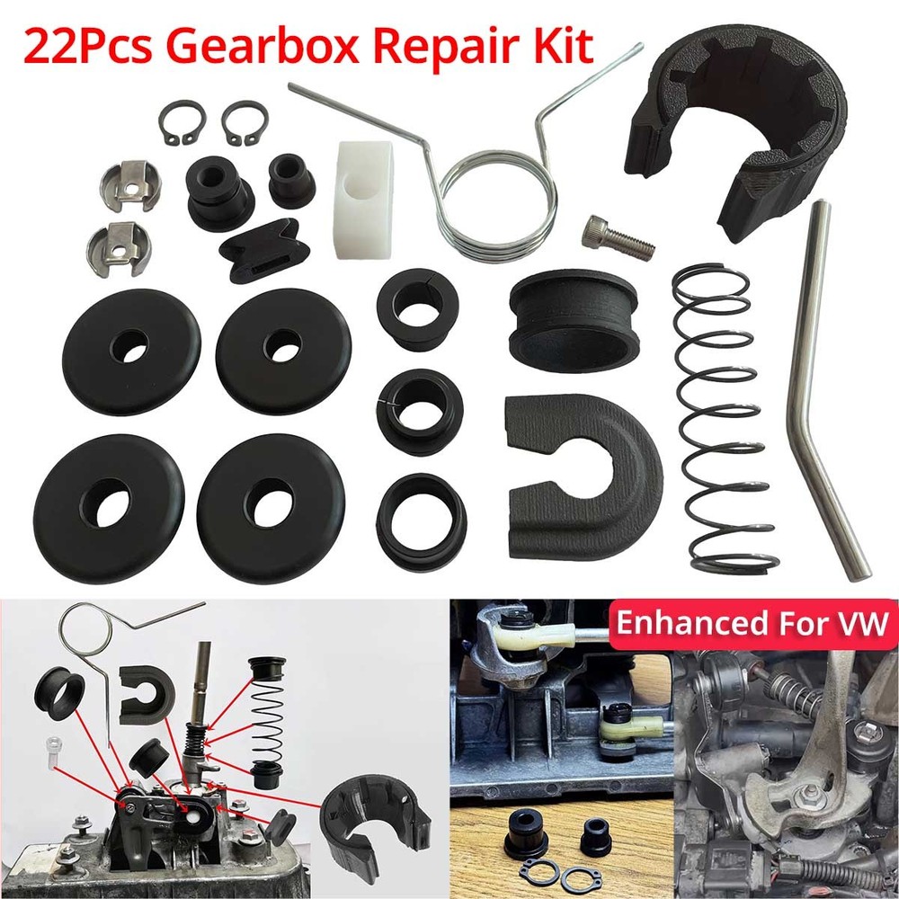 For VW Polo Golf MK4 Complete Enhanced Shift Linkage Shifter Lever Cable Bushing