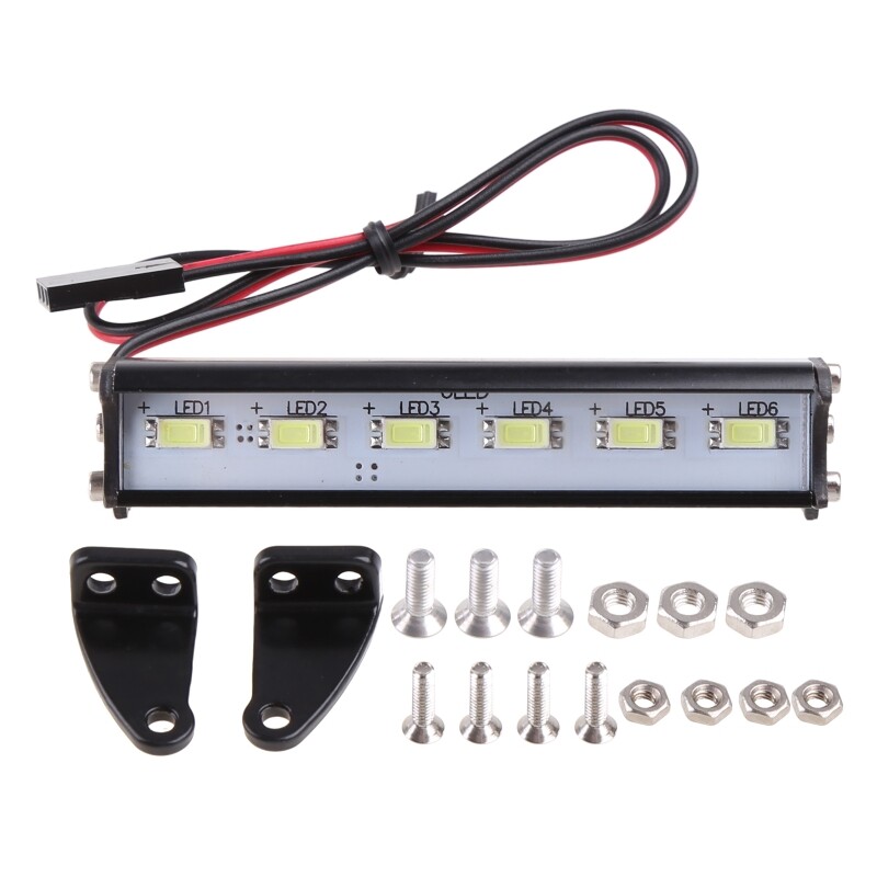 Model Kits Replacement Part Car Roof Lights Metal Made for 1/10 Axial