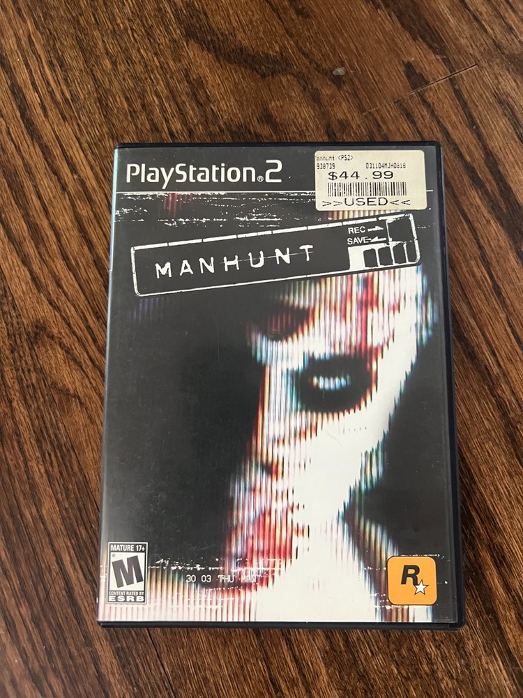 Manhunt PS2 TESTED WORKS CIB