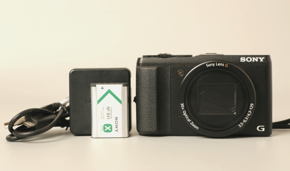 Sony Cyber-shot DSC-HX60V 20.4MP 30x Zoom Digital Camera English OK Tested Japan