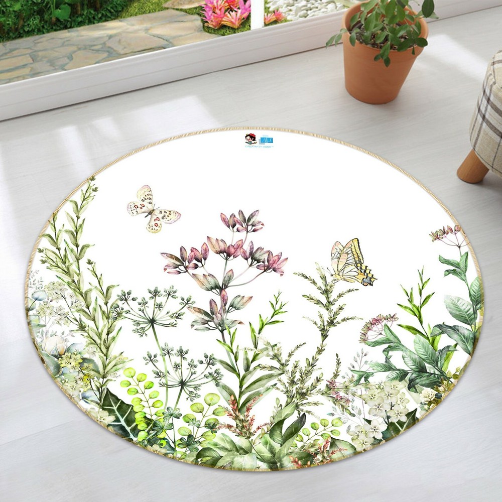 3D Hand Painted Flowers NAO3706 Game Rug Mat Elegant Photo Carpet Mat Fay