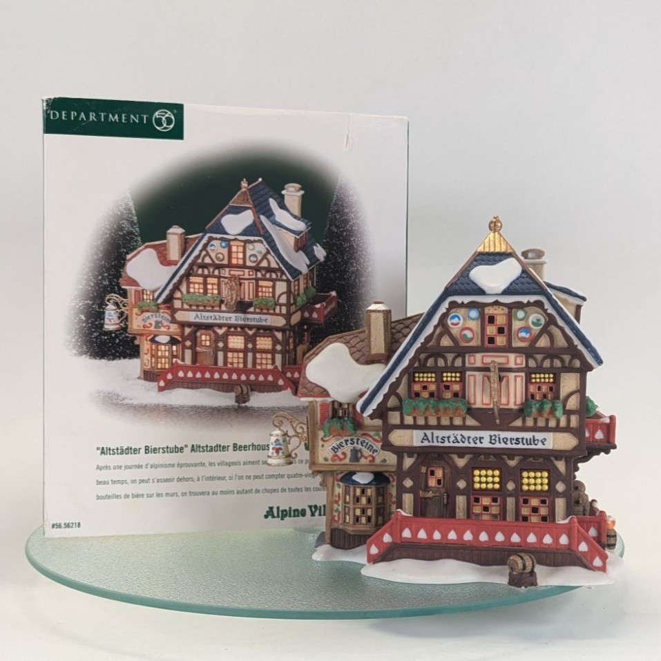 Dept 56 Altstadter Bierstube Altstadter Beerhouse 56218 Alpine Village NIB