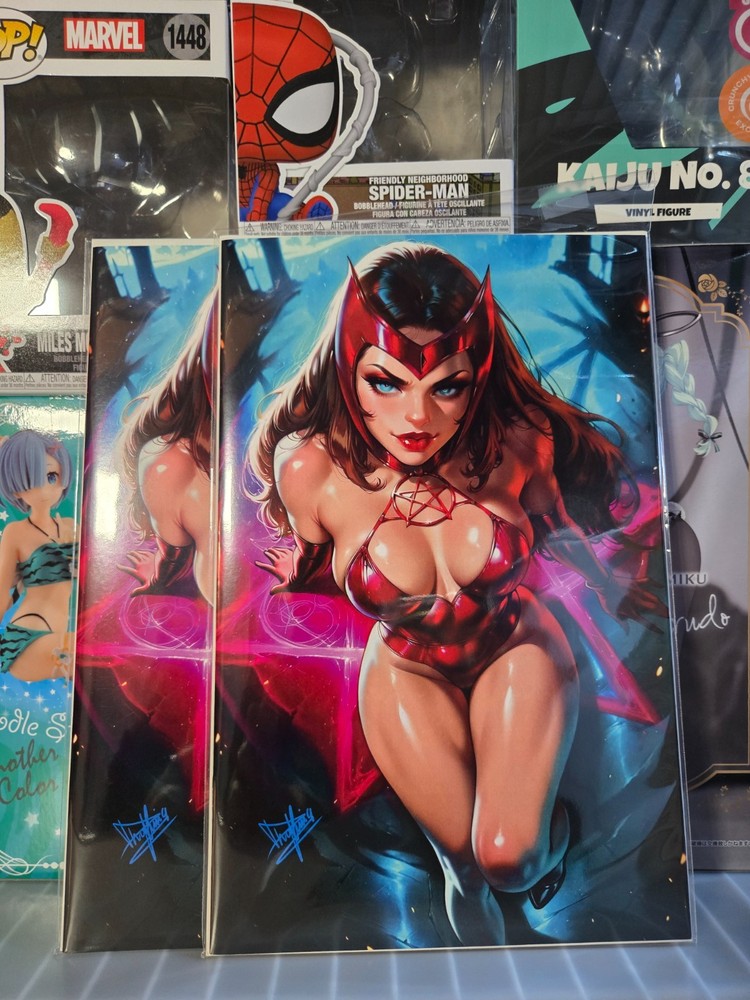 Artist Alley Comics Multiverse Saga Scarlet Witch Cosplay Nice Naughty Covers