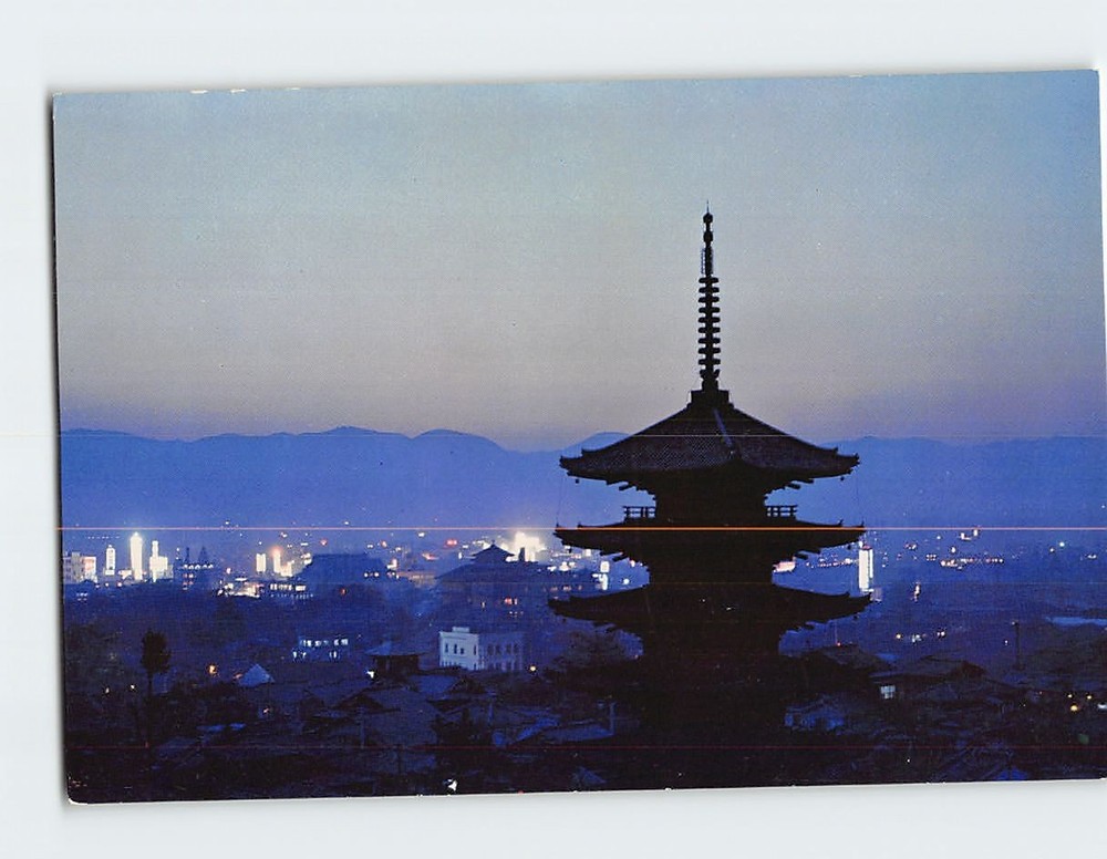 Postcard Yasaka Pagoda Kyoto Japan