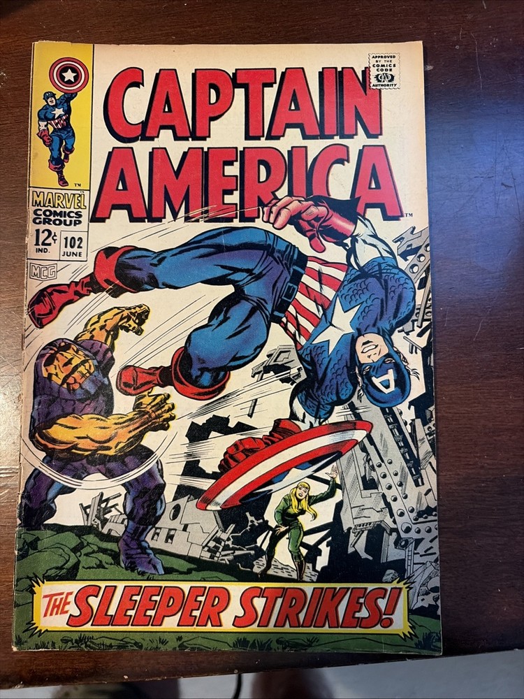 Captain America #102 (Marvel Comics June 1968)