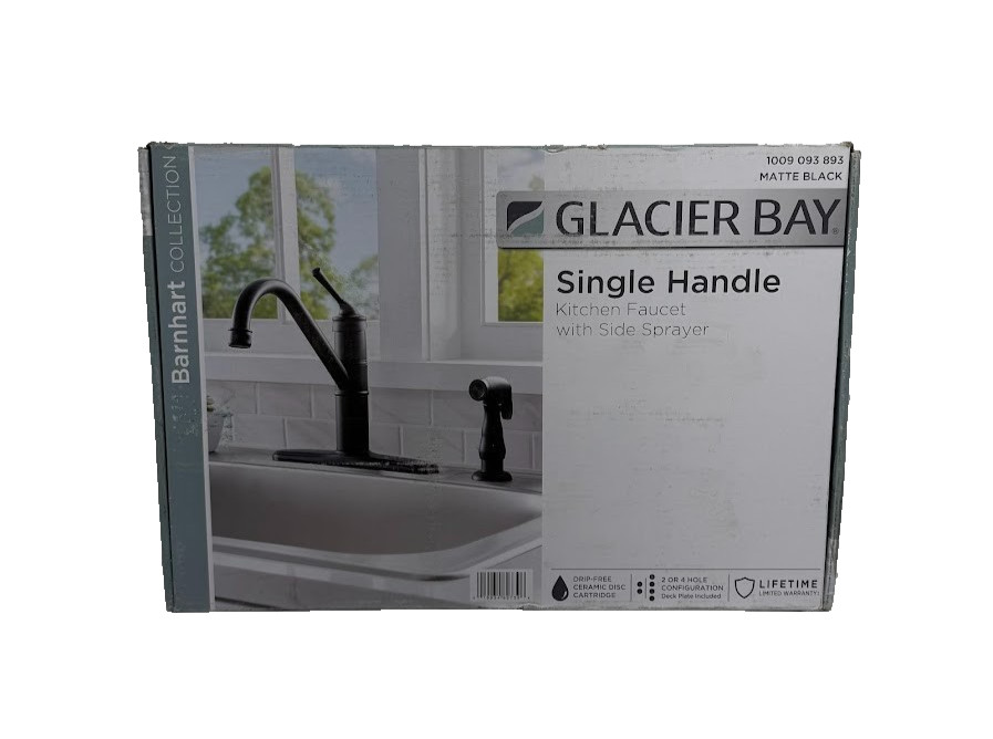 Glacier Bay Barnhart Single-Handle Kitchen Faucet  MISSING PARTS FPO