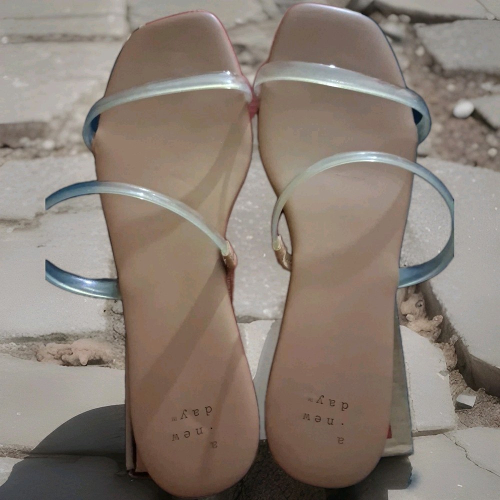 A NEW DAY WOMEN'S TWO BAND SANDALS, USA SIZE: 8