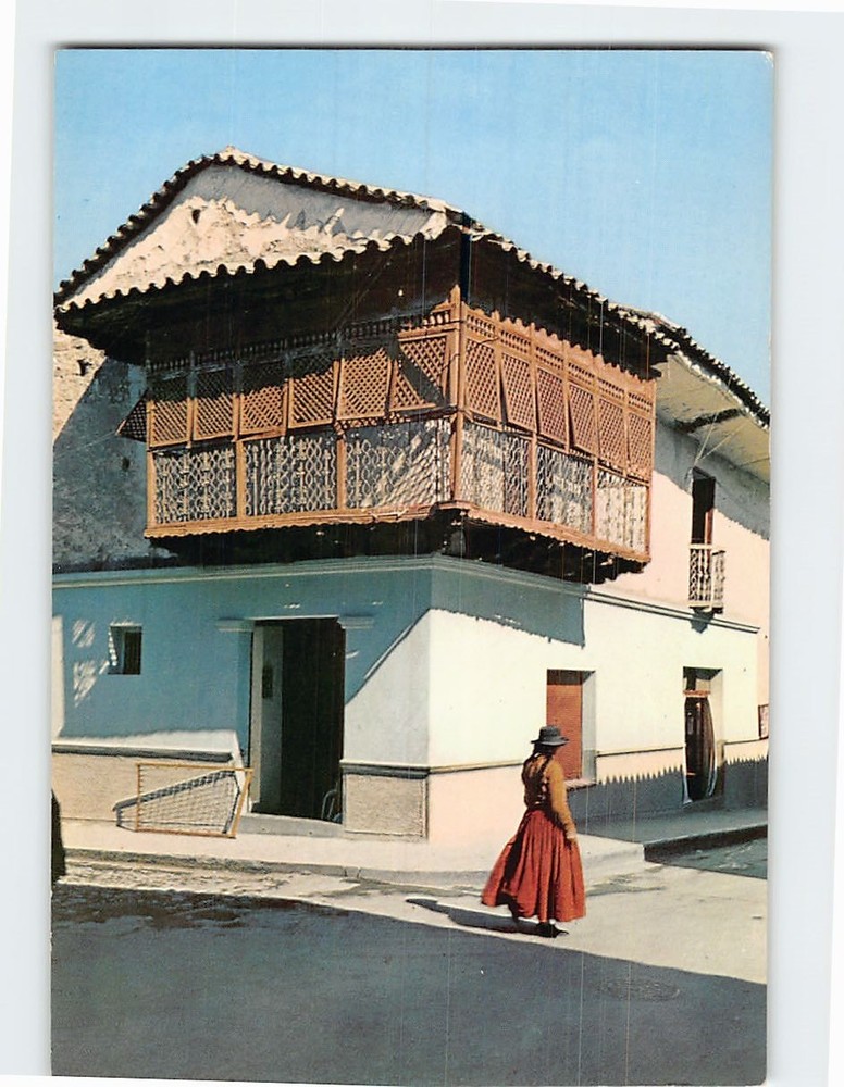 Postcard Typical House in Ayacucho Peru