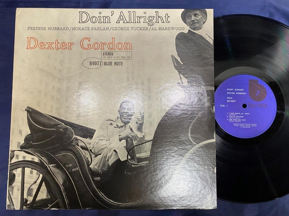 Dexter Gordon Doin' Allright Blue Note Ua Bst 84077 Rvg Stereo Us Lp