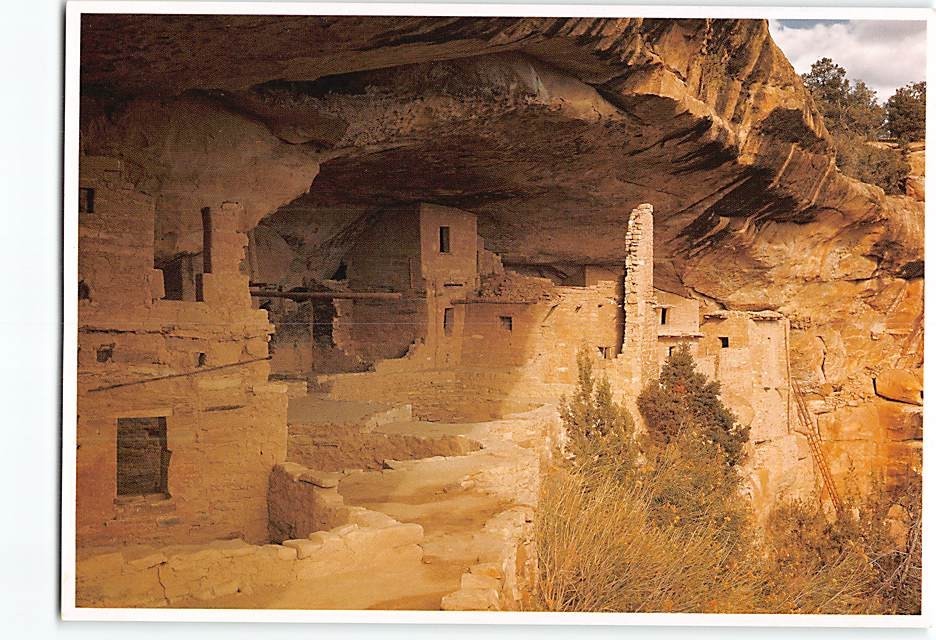 Postcard Balcony House Mesa Verde National Park Colorado USA