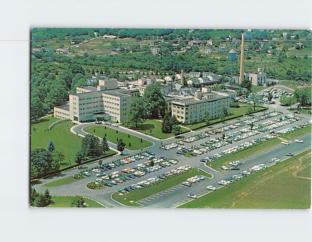 Postcard The George F. Geisinger Memorial Hospital The Foss Clinic Pennsylvania