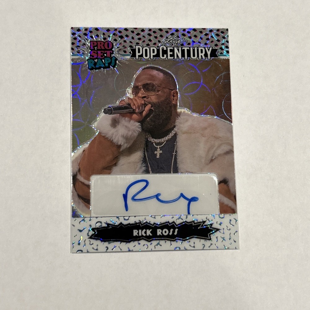 2023 Leaf Pop Century Rick Ross Pro Set Raps KALEIDOSCOPE AUTO AUTOGRAPH 1/6