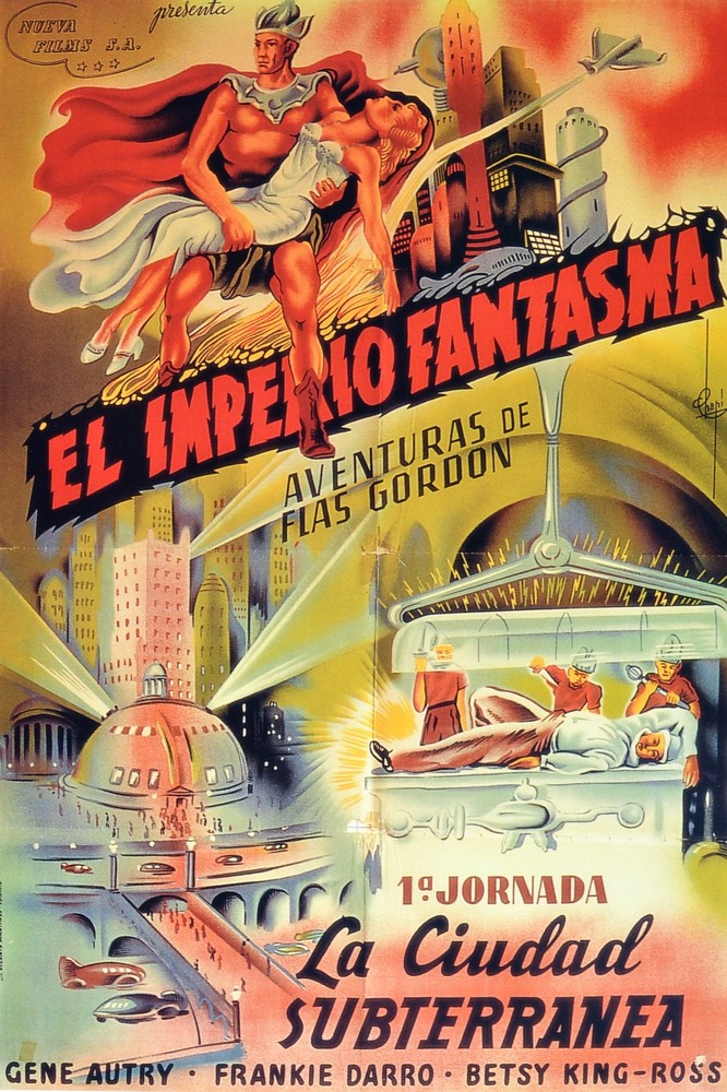 6126.El imperio fantasma.Flash Gordon movie POSTER.Decoration.Home wall design