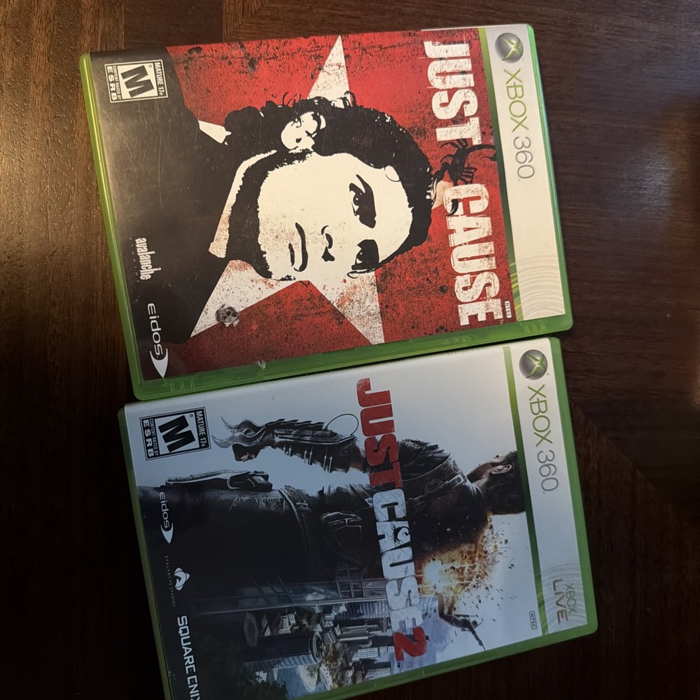 Just Cause 1 And 2 Xbox 360 Complete CIB