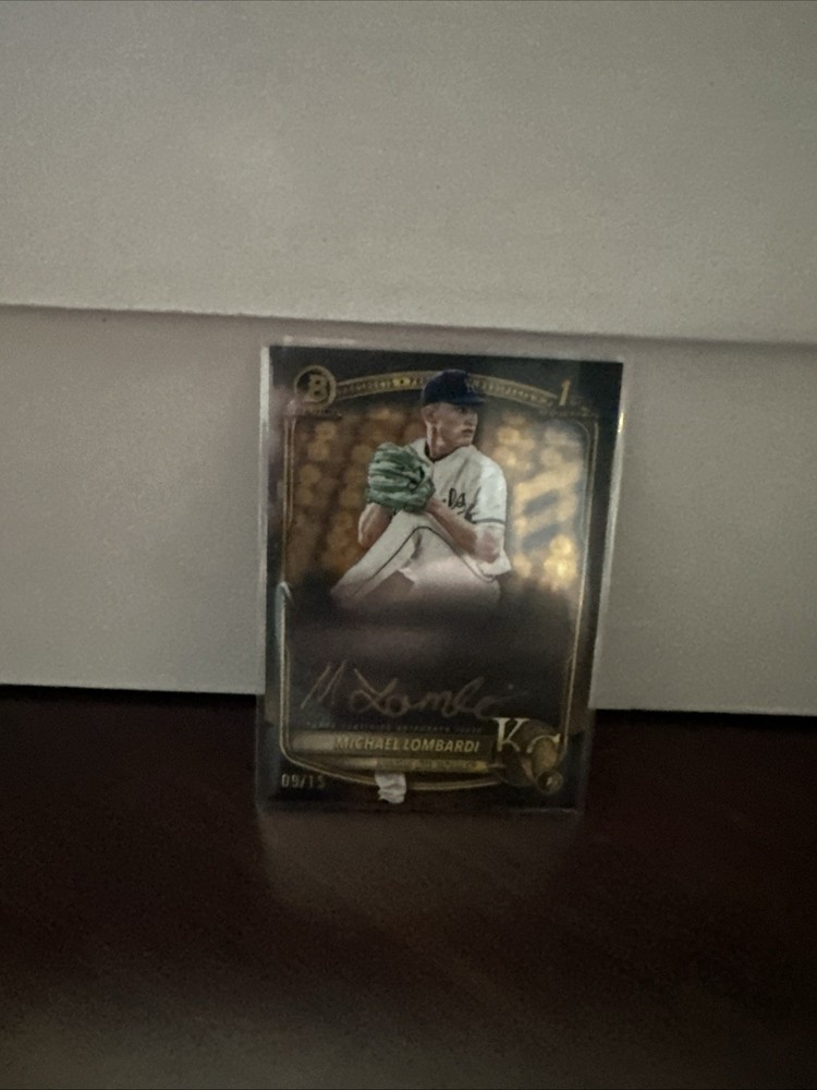 2025 Bowman Draft Michael Lombardi CPA-ML /15 GOLD INK 1st Bowman Auto