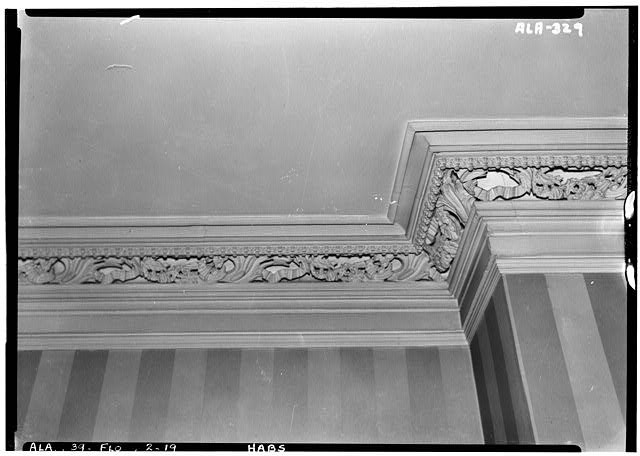 Florence Alabama Courtview Cornice Close-Up 1935 University of North Alabama