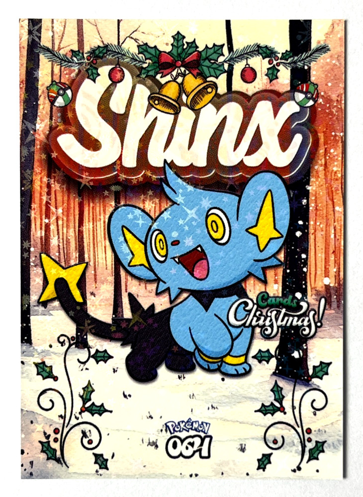 2025 POKEMON CHRISTMAS Prisma Card #064 SHINX Peru Foil