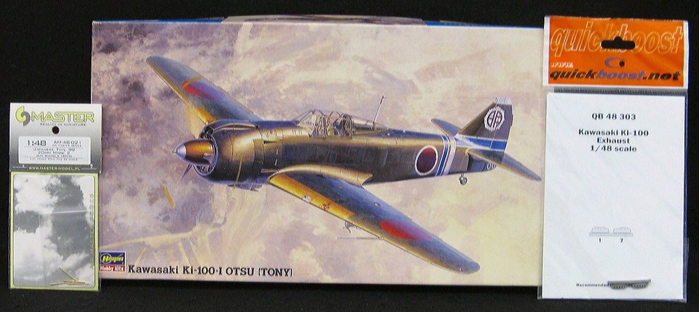 1/48 Hasegawa Models KAWASAKI Ki-100-I OTSU TONY + 2 DETAIL SETS *MINT*