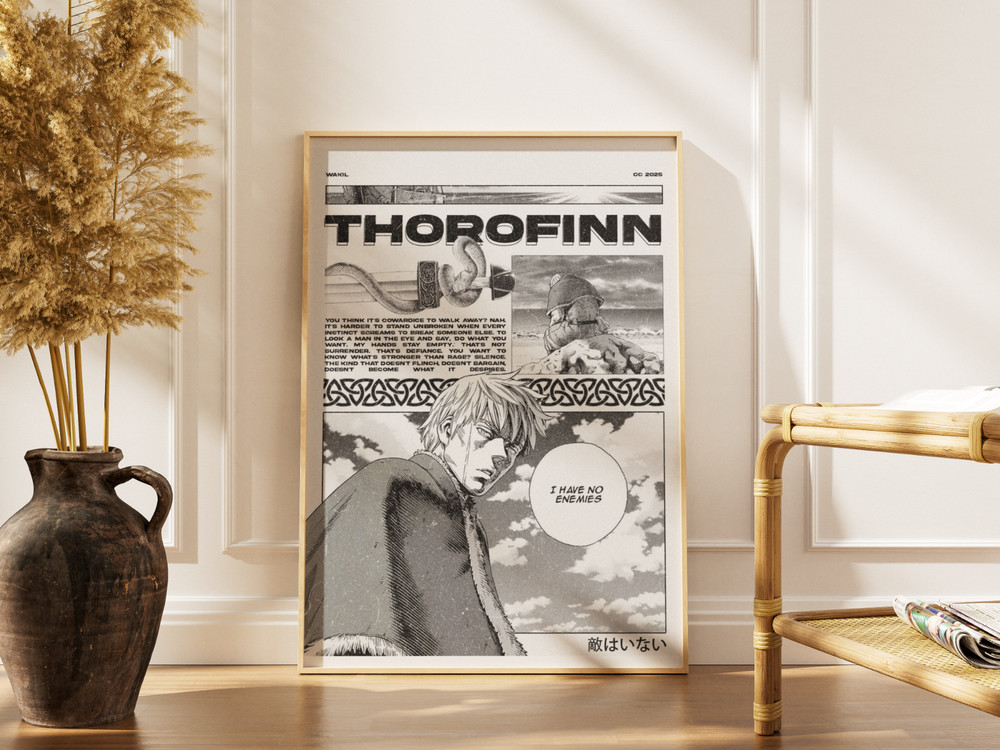 Thorfinn Vinland Saga Poster Print - Anime Manga Wall Art Japanese Decor