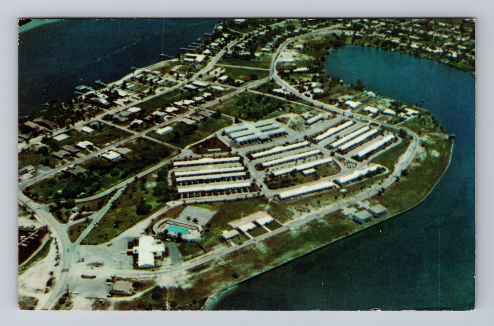 Fort Pierce FL-Florida Shamrock Village LTD Vintage Postcard Post