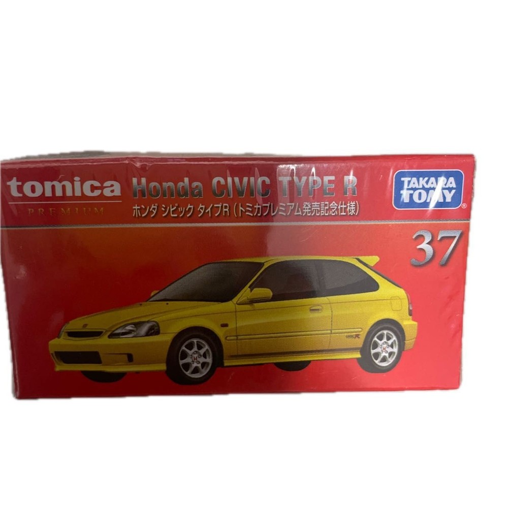 Takara Tomy Tomica Premium No.37 Honda Civic Type R Release Commemorative Yellow