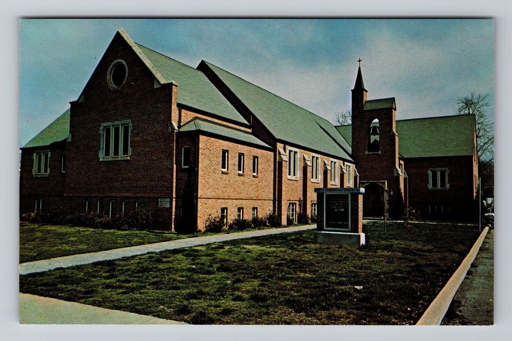 Missouri MO Lebanon First Christian Church Vintage Postcard