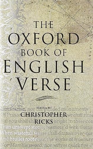 The Oxford Book of English Verse Hardback Book The Fast Free ShippingFREE US DELIVERY | ISBN: 0192141821 | Quality Books