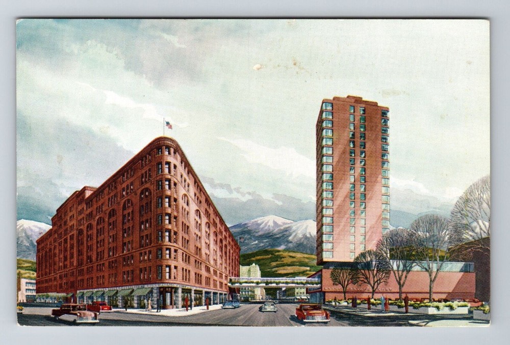 Denver CO-Colorado, The Brown Palace Hotel, Vintage Postcard