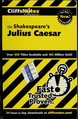 Cliffsnotes Julius Caesar Pa (Cliffsnotes Literature Guides) by Perry, Martha, G