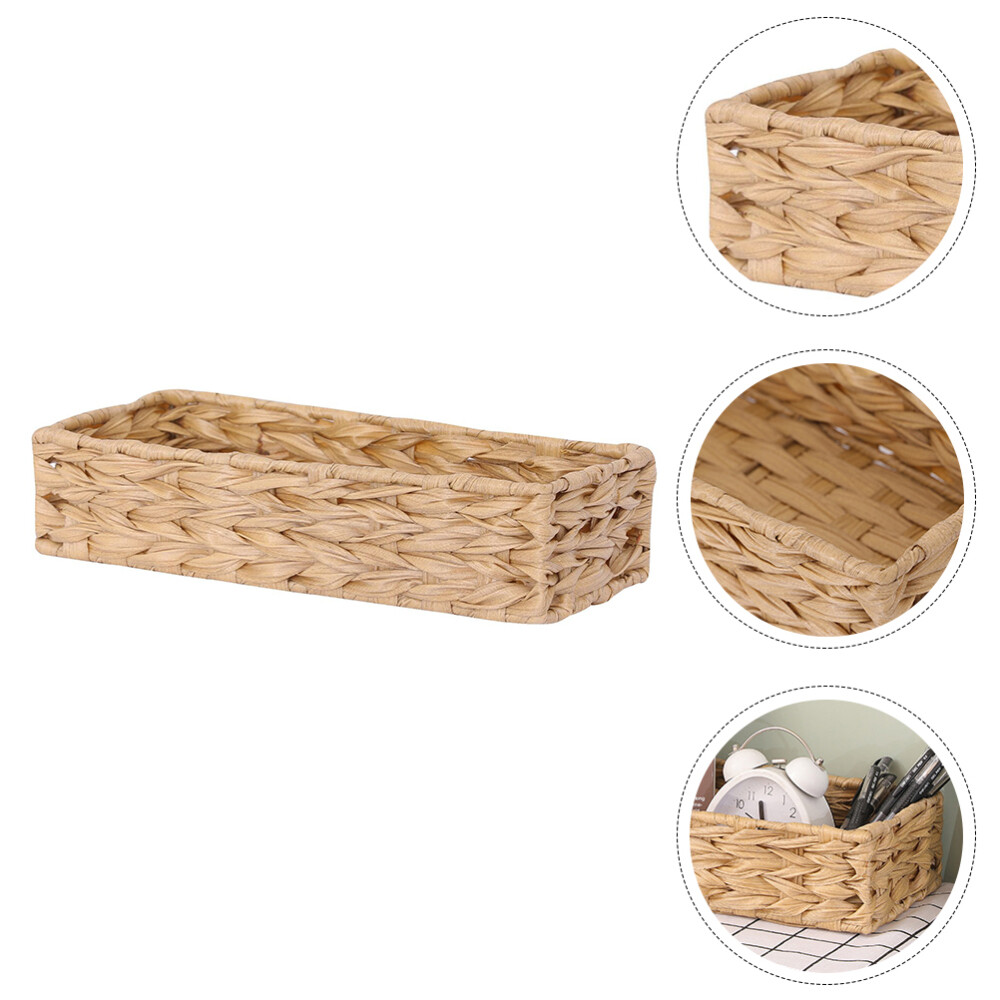 Wicker Magazine Holder Storage Baskets for Organizing Large Woven
