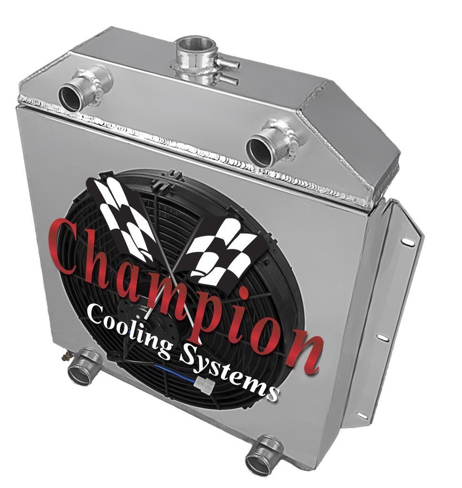 Ace Champion 2 Row Radiator Flathead Config,16