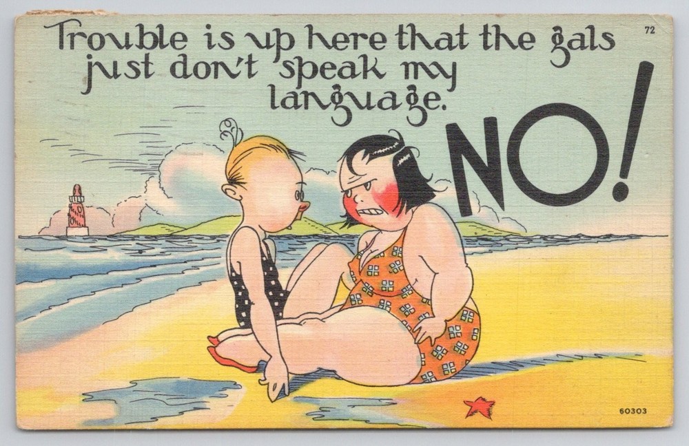 1939 Comic Postcard 