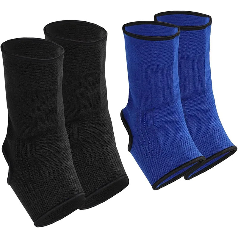2 Pairs Compression Ankle Sleeve Muay Thai Foot Brace Boxing Ankle Braces Breath