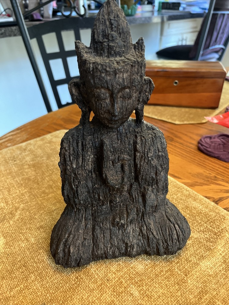 Natural Wood Buddha Statue