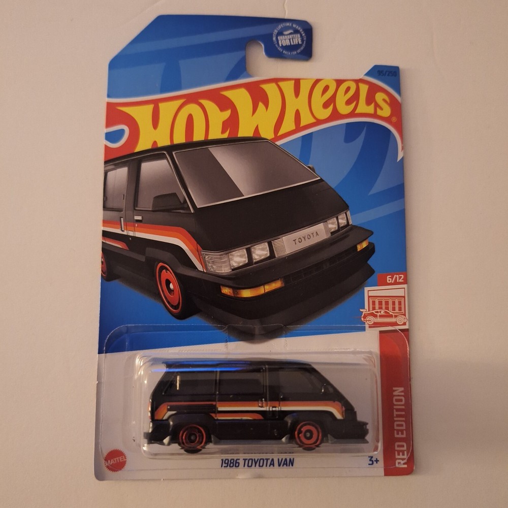 Hot Wheels Red Edition 1986 Toyota Van Target Exclusive, New!