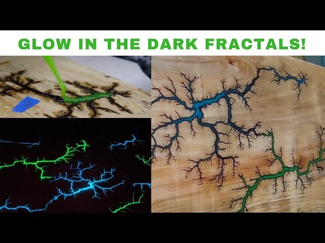 lichtenberg Fractual Epoxy Resin Tables