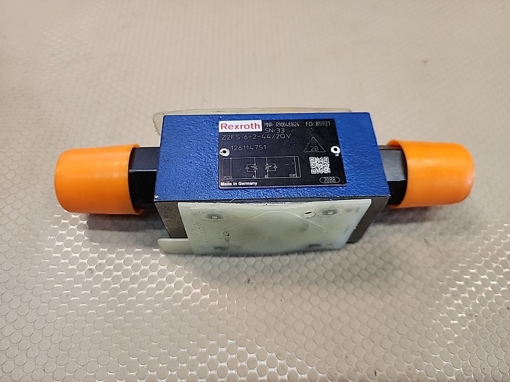 Rexroth R900481624 Hydraulic Throttle Check Valve Z2FS-6-2-44/2QV for Precision Flow Control