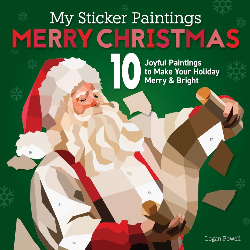 My Sticker Paintings: Merry Christmas: 10 Joyful Paintings to Make Your...