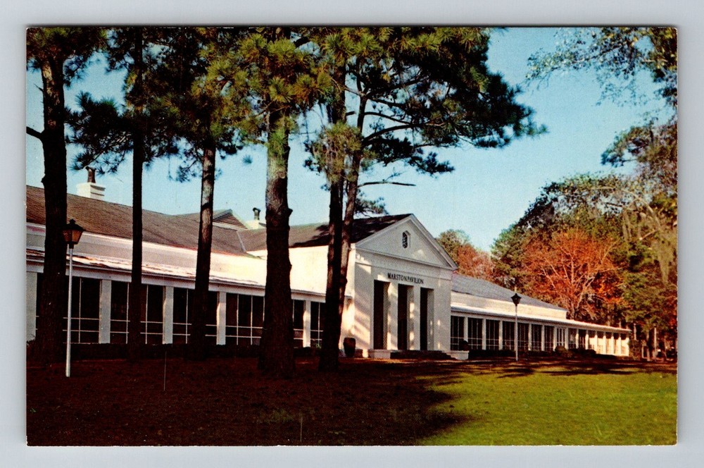 Camp Lejeune, NC-North Carolina, Marston Pavilion Recreation Vintage Postcard