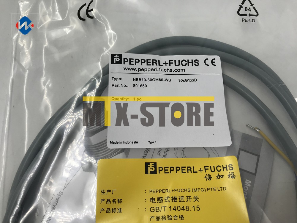 1PC New Pepperl+Fuchs NBB10-30GM60-WS Sensor&Proximity Switch