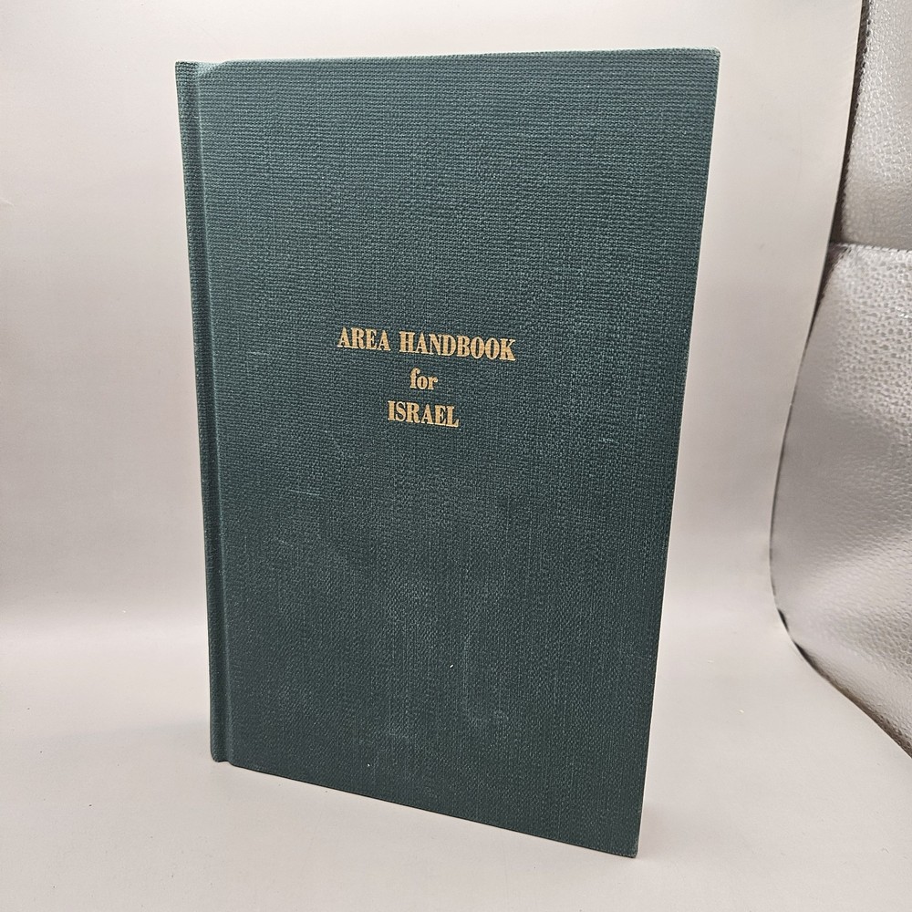 AREA HANDBOOK FOR ISRAEL 1970 HC DA Pam 550-25