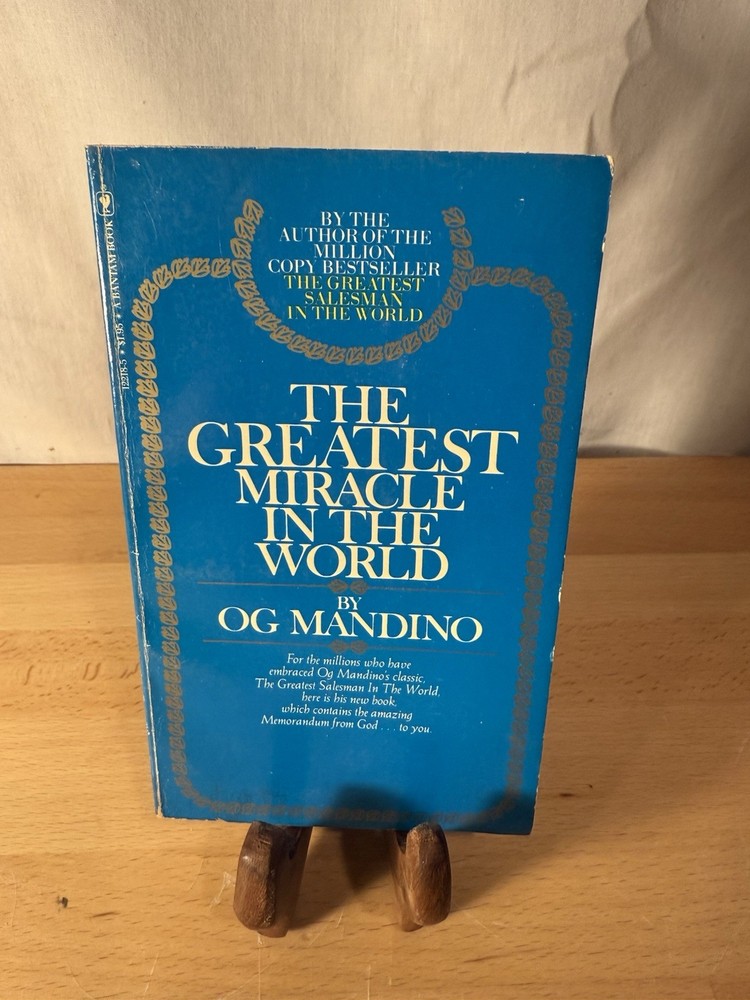 The Greatest Miracle in the World Og Mandino Pre Owned Paperback