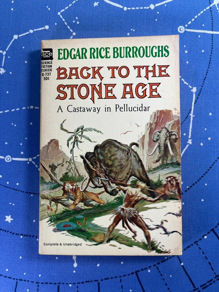 Back to the Stone Age- Edgar Rice Burroughs 1960's Vintage Ace Mini